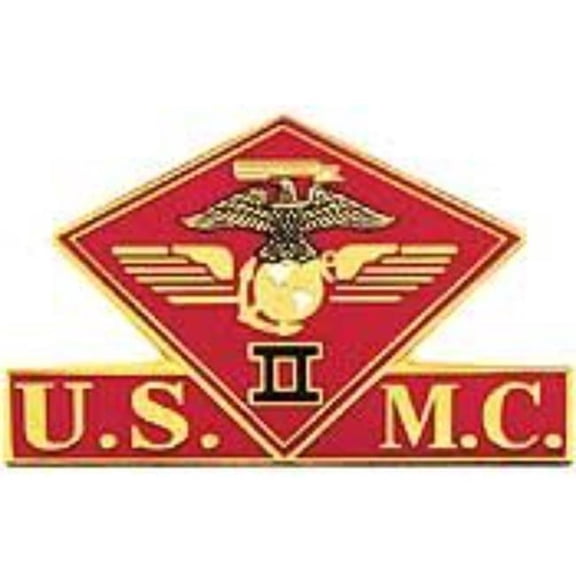 Eagle Emblems P15017 Pin - USMC, 2nd MC Wing - 1.38 in.