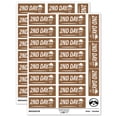 thumbnail image 1 of 2nd Second Day Mail Service Expedited Running Person Sticker Set - Brown - Gloss Finish - 2.00" Large, 1 of 7