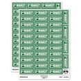 thumbnail image 1 of 2nd Second Payment Request Sticker Set - Dark Green - Gloss Finish - 1.5" Small, 1 of 7