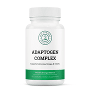 2nd Springs Adaptogen Complex Calmness, Energy and Vitality Booster - Ashwagandha, Schisandra, Astragalus, Ginseng, Rhodiola, and More - 60 Ct