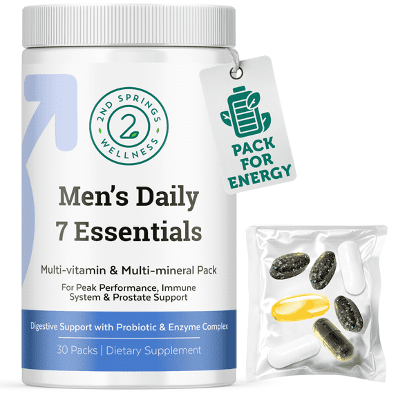 Men's Daily 7 Essentials Vitamin Pack