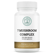 2nd Springs Organic Mushroom Complex 7 Mushroom Blend Immune Support Nootropic Cognitive Health Supplement 60 Capsules
