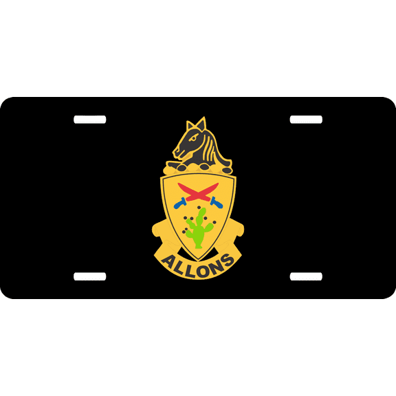 2nd Squadron 11th Armored Cavalry License Plate