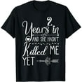 thumbnail image 1 of 2nd Wedding Anniversary for Him Couple 2 Years of Marriage T-Shirt, 1 of 4