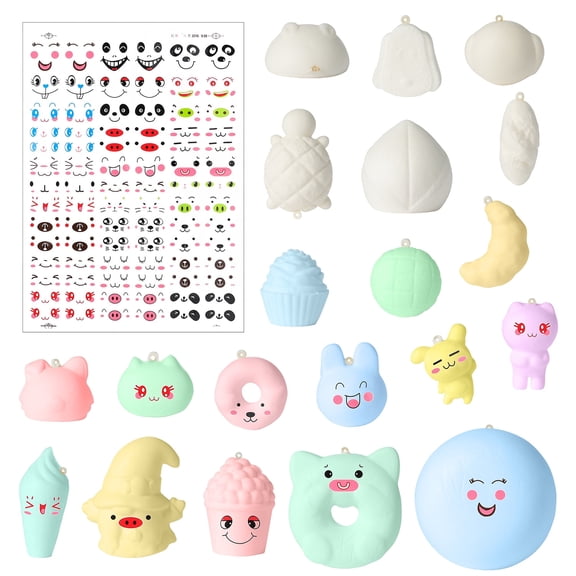 2ooya DIY Squeeze Toys Making a Face Soft Toys for Party Game Supplies20 Pieces