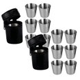 2oz/60ml Stainless Steel Shot Cups, Shot Glass Drinking Vessel with ...
