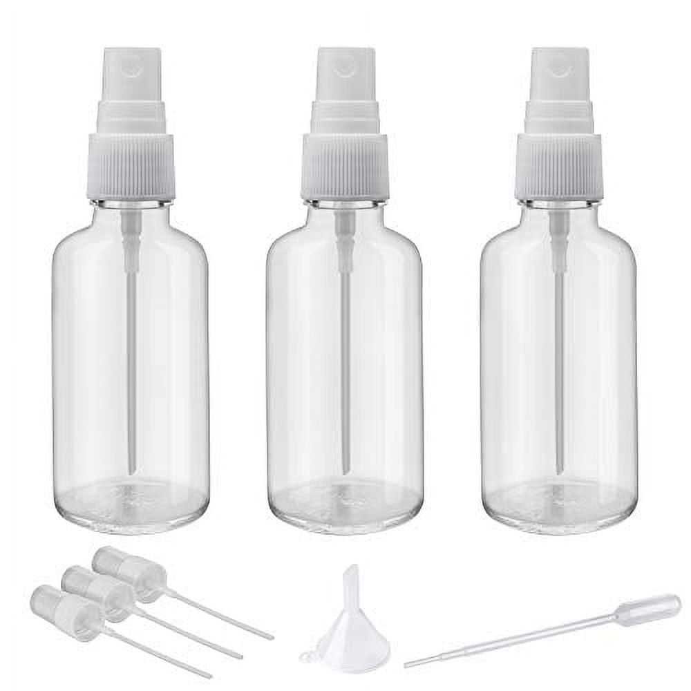 StopHere Multipurpose Refillable Plastic Spray Bottle,500 Ml,Transparent  (Set of 3)