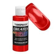 2oz Createx Crimson Transparent 5137 - 2Z Airbrush Paint Color