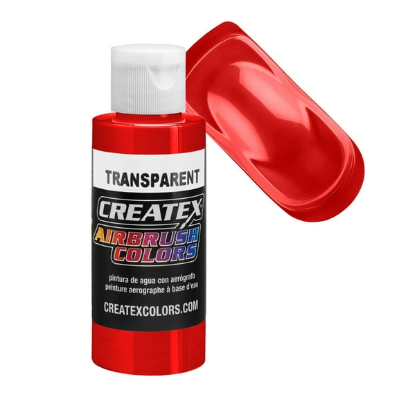 2oz Createx Crimson Transparent 5137 - 2Z Airbrush Paint Color