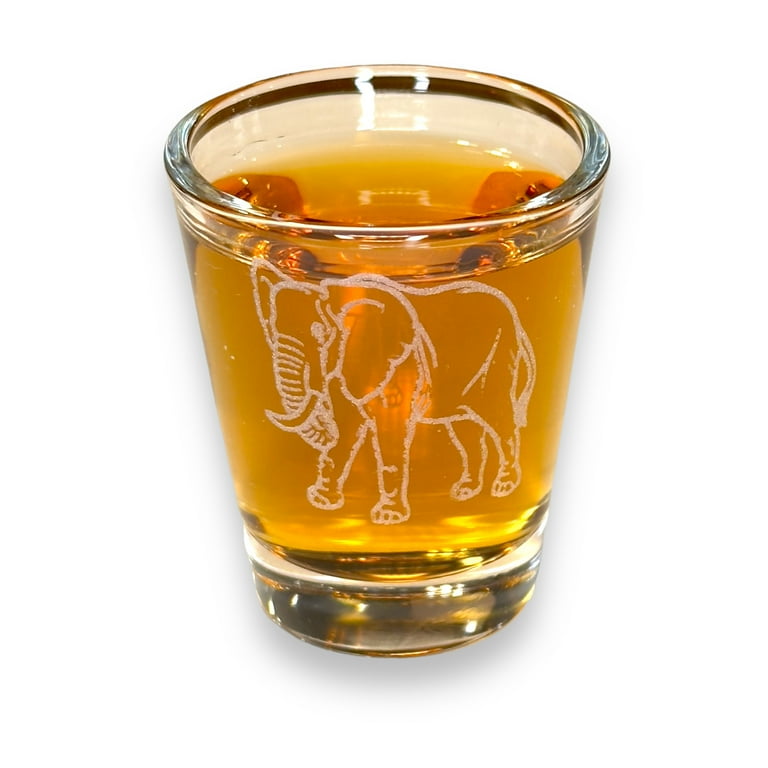 2oz Elephant Shot Glass 2oz Elephant Shot Glass