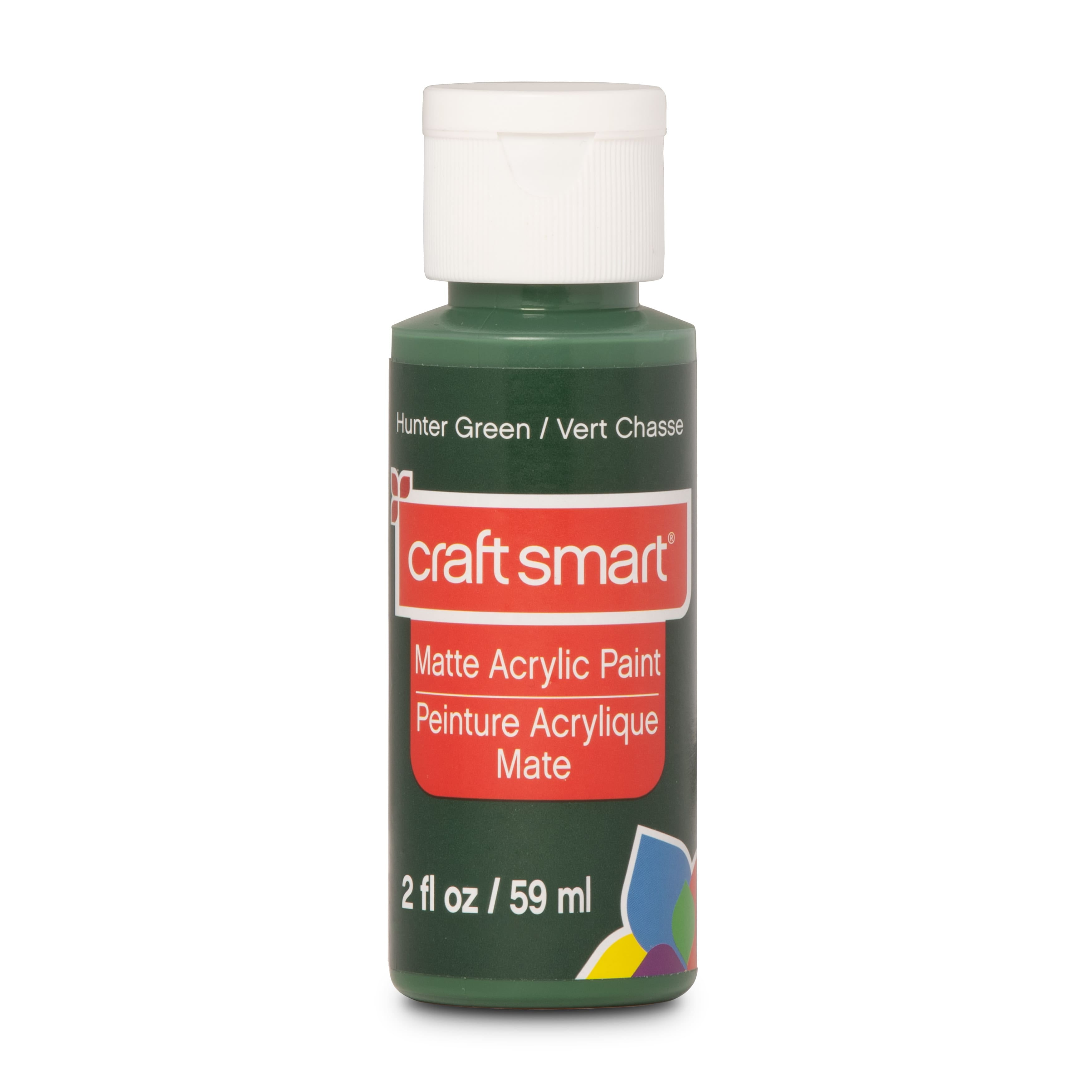 2oz. ‎Hunter Green Acrylic Paint by Craft Smart NonToxic Paint for