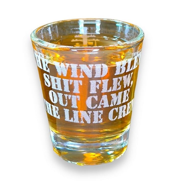 2oz Lineman ShotGlass 2oz Lineman ShotGlass