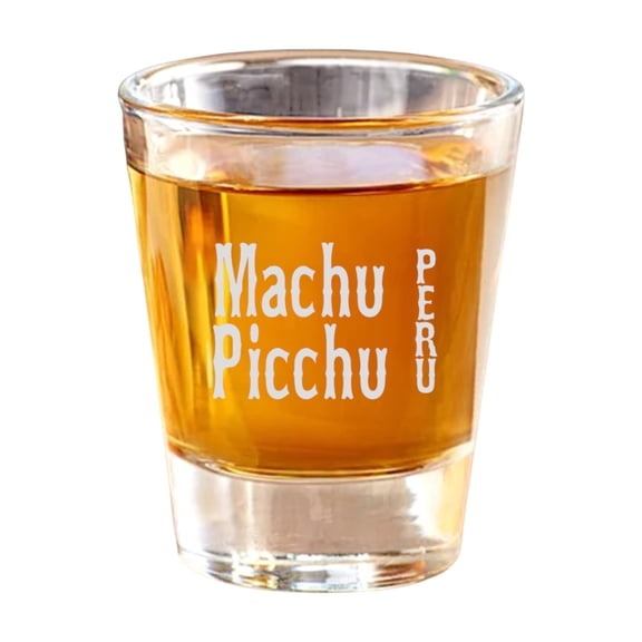 2oz Machu Picchu Peru Shot Glass