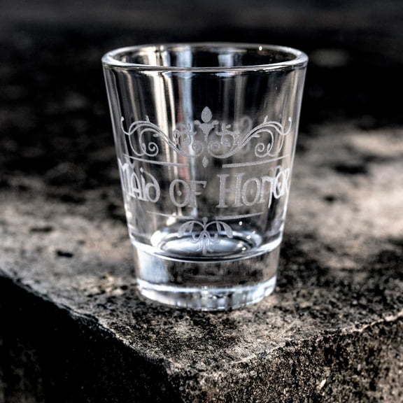 2oz Medieval Maid of Honor Custom Shot glass