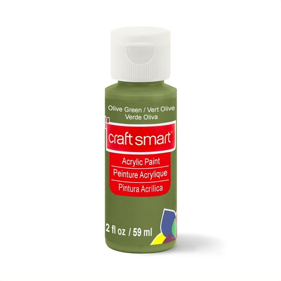 2oz. Olive Green Acrylic Paint by Craft Smart - Non-Toxic Paint for Drawing - Painting - Art & Crafts Supplies - Bulk 12 Pack