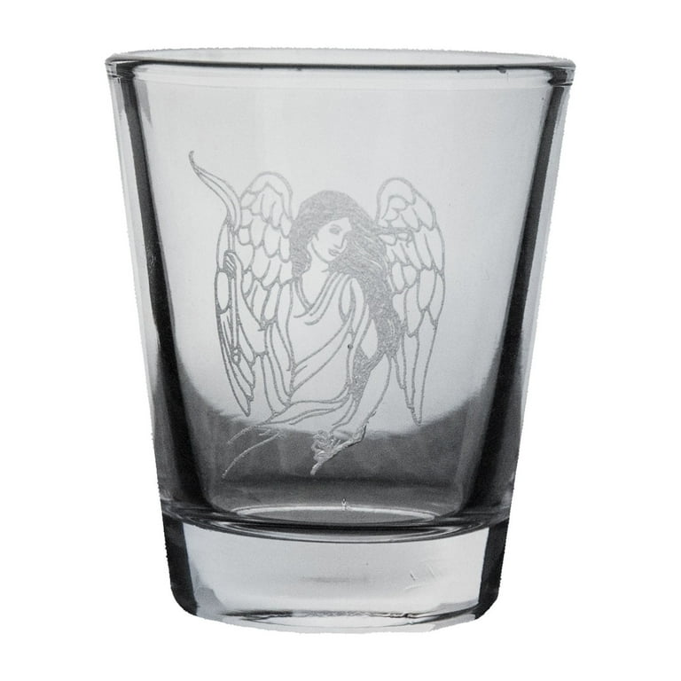2oz Seated Angel Shot Glass 2oz Seated Angel Shot Glass