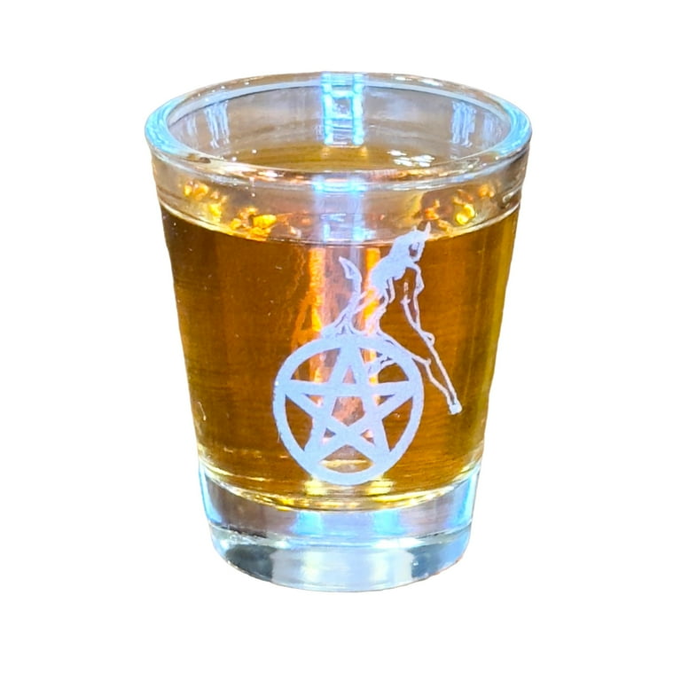 2oz Sexy Demon on Pentagram Shot glass Succubus 2oz Sexy Demon on Pentagram Shot glass Succubus