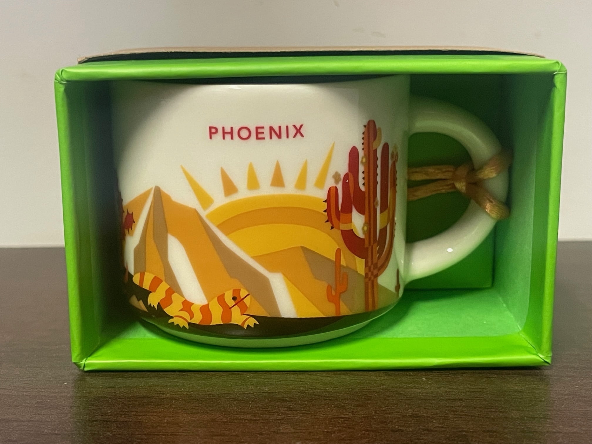 2oz Starbucks You Are Here Collection PHOENIX Ornament Cup