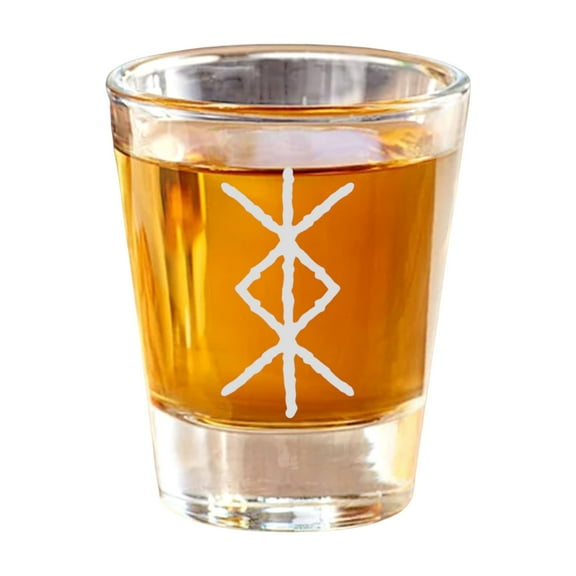2oz Viking Protection Rune Shot Glass