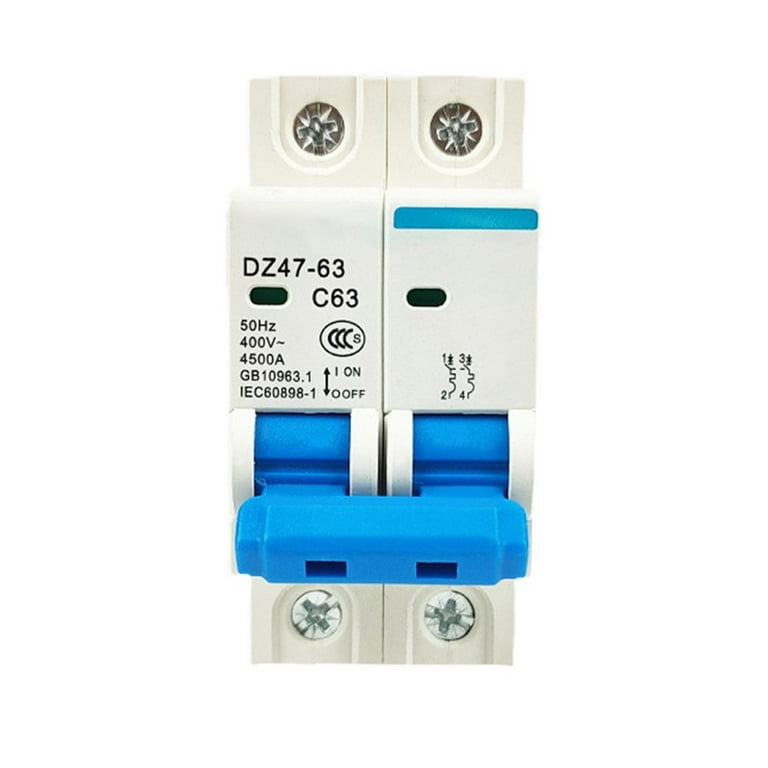 Interruttore Magnetotermico,1000V DC 4P,Interruttore Automatico Miniaturizzato,DIN Rail Overload Protection Air Switch Circuit Breaker Per L 'illuminazione Residenziale Distribuzione (10A
