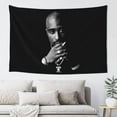 thumbnail image 1 of 2pac Tapestry Wall Hanging Home Decoration Wall Blanket Dormitory Living Room Bedroom Backdrop Poster 40x60in, 1 of 5