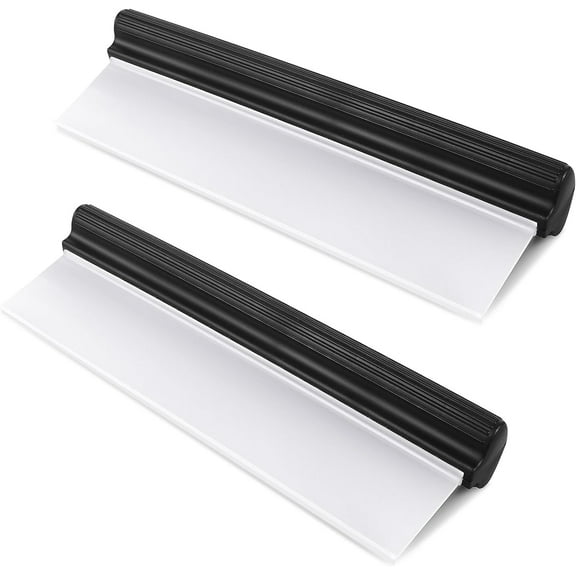 2pack 30 cm/11.8 Inch Car Drying Squeegee Water Blade Professional Automotive Wiper Car Squeegee Water Blade Squeegee Silicone Auto Car Dryer, Shower With Super Flexible Squeegee Water Blades for Cars