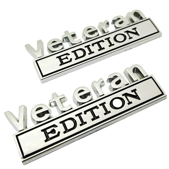 2pack Army Special Edition Emblems, Army Car Emblem 3D Badge Decal Car Truck Replacement Compatible with Universal Vehicle, Truck, SUV, Army Decal Sticker Strong Adhesive (Black)