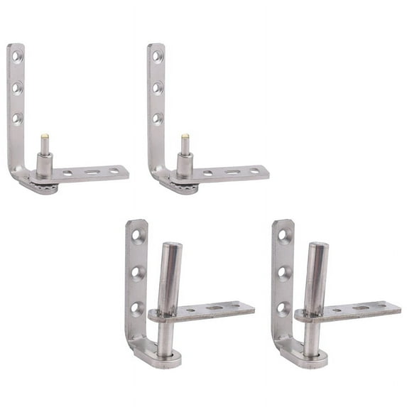 2024 TOP! 2pack Cafe Door Hinges,304 Stainless Steel Swinging Hardware Saloon Hinges,Self Closing,for Door-S
