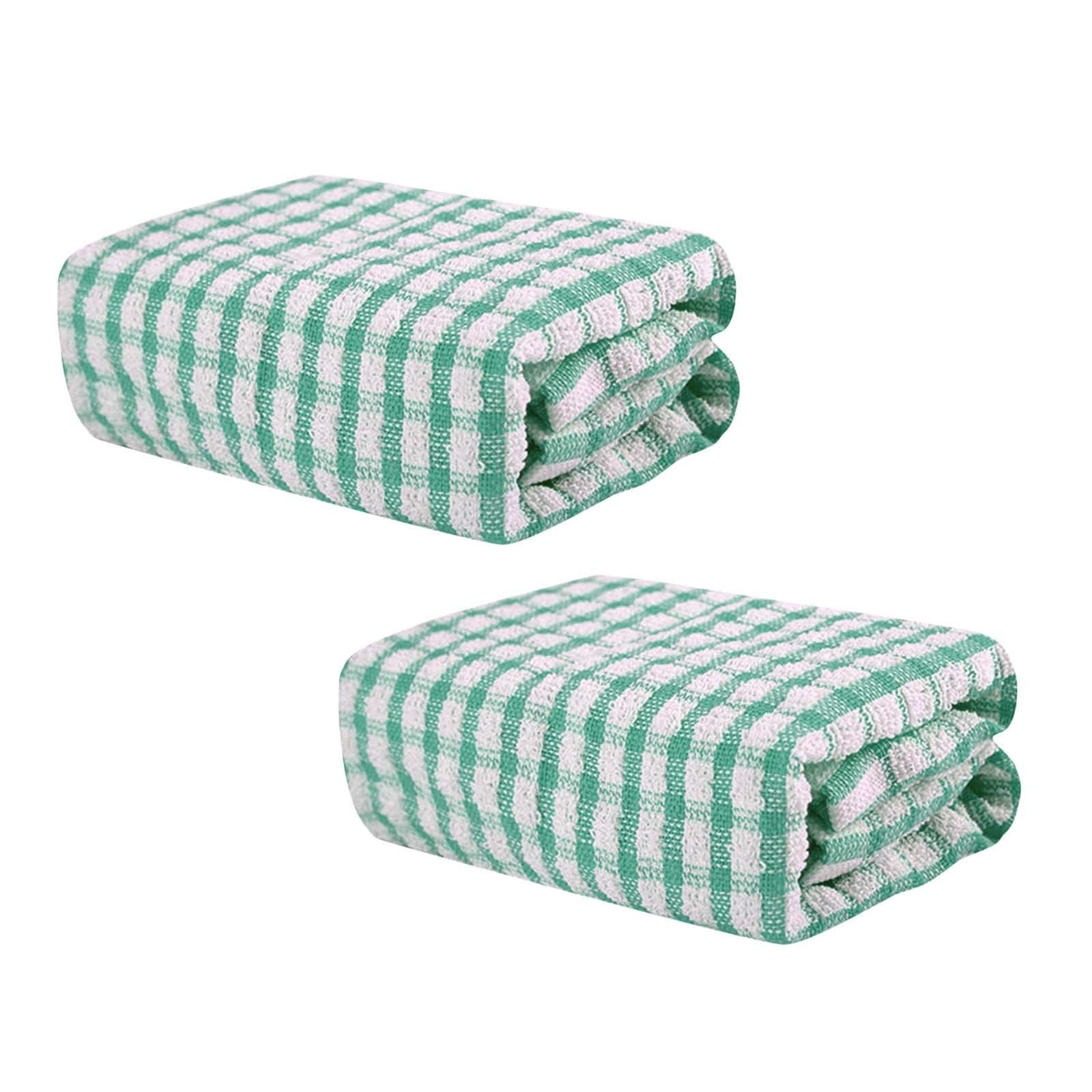 IWXYI Waffle Weave Dish Cloths Kitchen Towel - 16x24 Inches, Christmas Themed, Soft & Absorbent