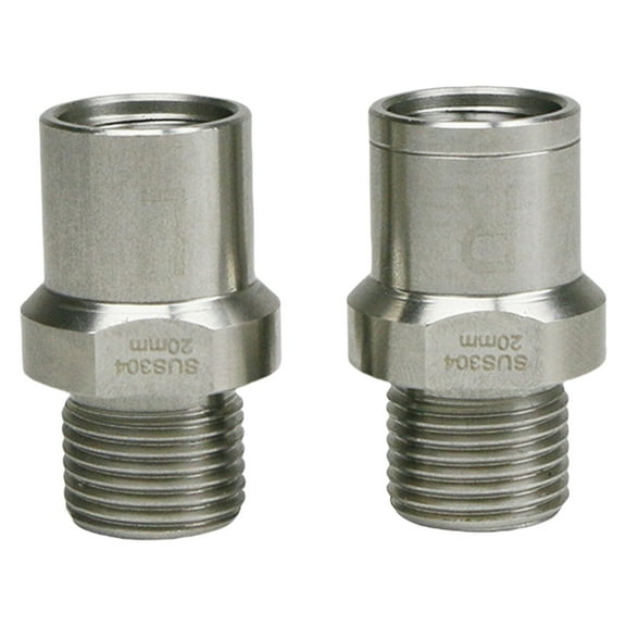 2pack Durability Bike Pedals Thread Adapters Reliability Pedals Thread Converter for Easy Conversion