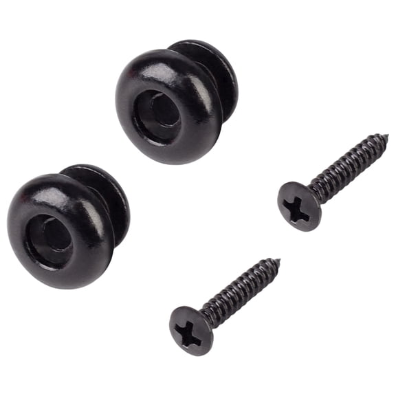 2pack Easyly Install Rusts Resistant Strap Buttons Locking Pegs Bass Lock for Guitar and Ukulele