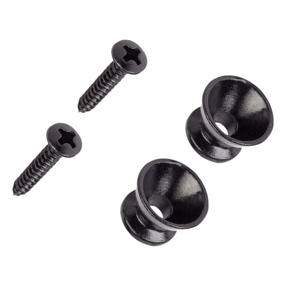 2pack Easyly Install Rusts Resistant Strap Buttons Locking Pegs Bass Lock for Guitar and Ukulele