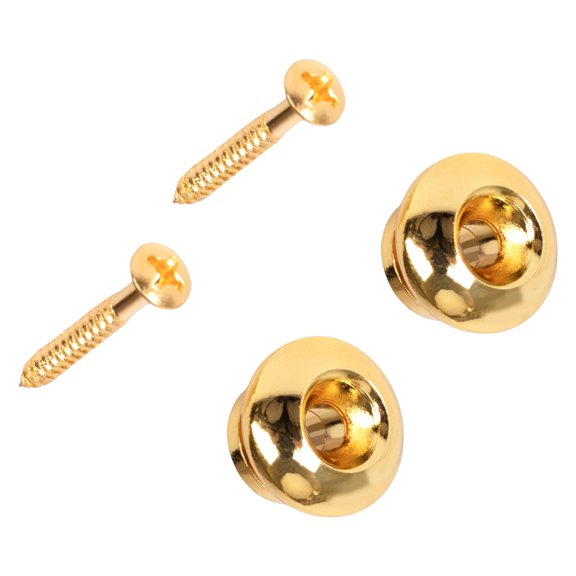 2pack Easyly Install Rusts Strap Buttons Locking Pegs Bass for Guitar and Ukulele