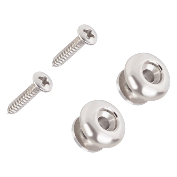 2pack Easyly Install Rusts Strap Buttons Locking Pegs Bass for Guitar and Ukulele