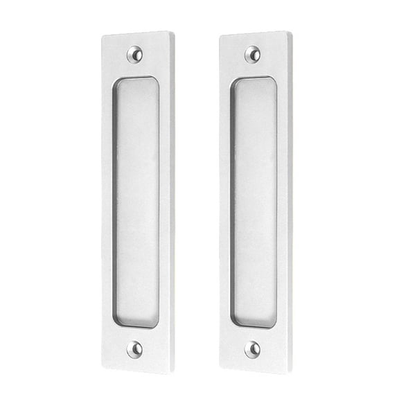 2pack Flat Door Pull Handles Zincs Alloys Ergonomic Grip Easyly Installation For Interior Door