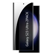 2pack Galaxy S23 Ultra Privacy Screen Protector,S23 Ultra Screen Protector -Anti-Spy 9H Hardness HD Tempered Glass Black Film for Samsung Galaxy S23 Ultra 5G 6.8 3D Full coverage Anti-Scratch