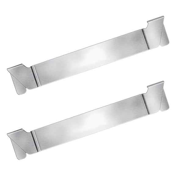 2pack Griddle Spatula Holder Stainless Steel Design for Barbecue Grill and Flat Top Griddle Rack Accessory for Griddles and BBQ Tools, 5.910.98 inch, Silver