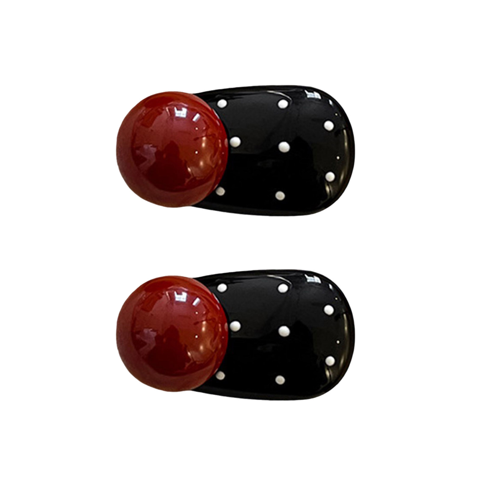 Barrette Gymboree Dots Of Fun Vintage, Pois Violets Et Rose, Pour Cheveux Bouclés
