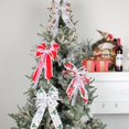 thumbnail image 1 of 2pack Large Christmas Bows 14" X 8" Handmade Bows, Christmas Bows for Tree, Big Christmas Bows, Christmas Tree Bow, 1 of 1