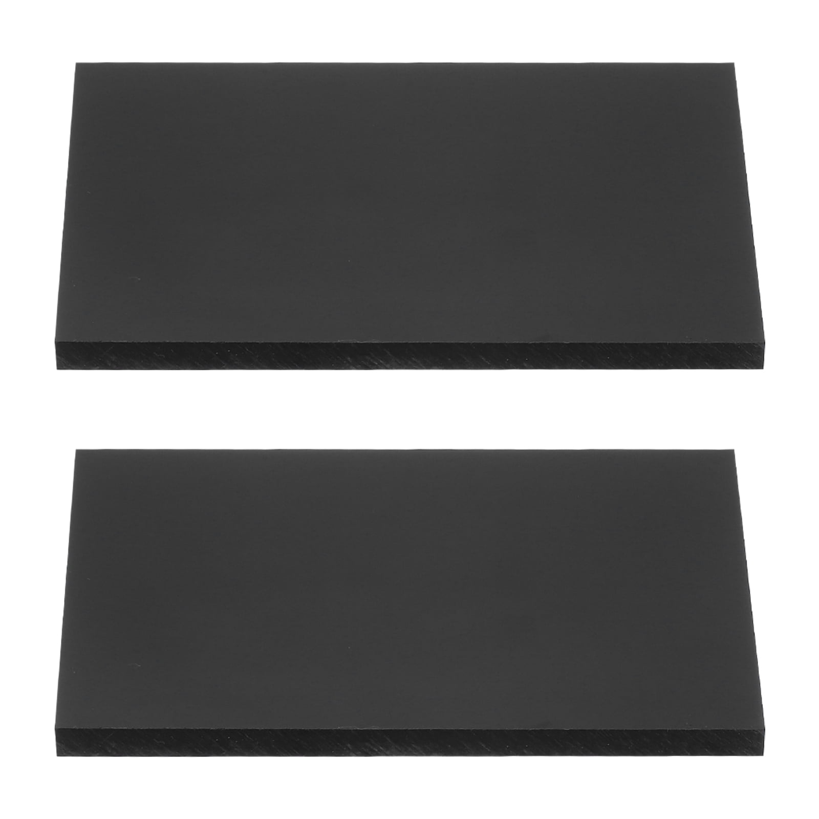 2pack Leather Craft Punching Pad, Stamping Mat Board for Leather Punch Cutting,Nylon, Black, 140x200x10mm