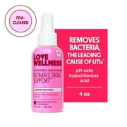 ( 2pack ) Love Wellness Intimate Skin Support Spray, Antimicrobial Skin Cleanser, 4 oz