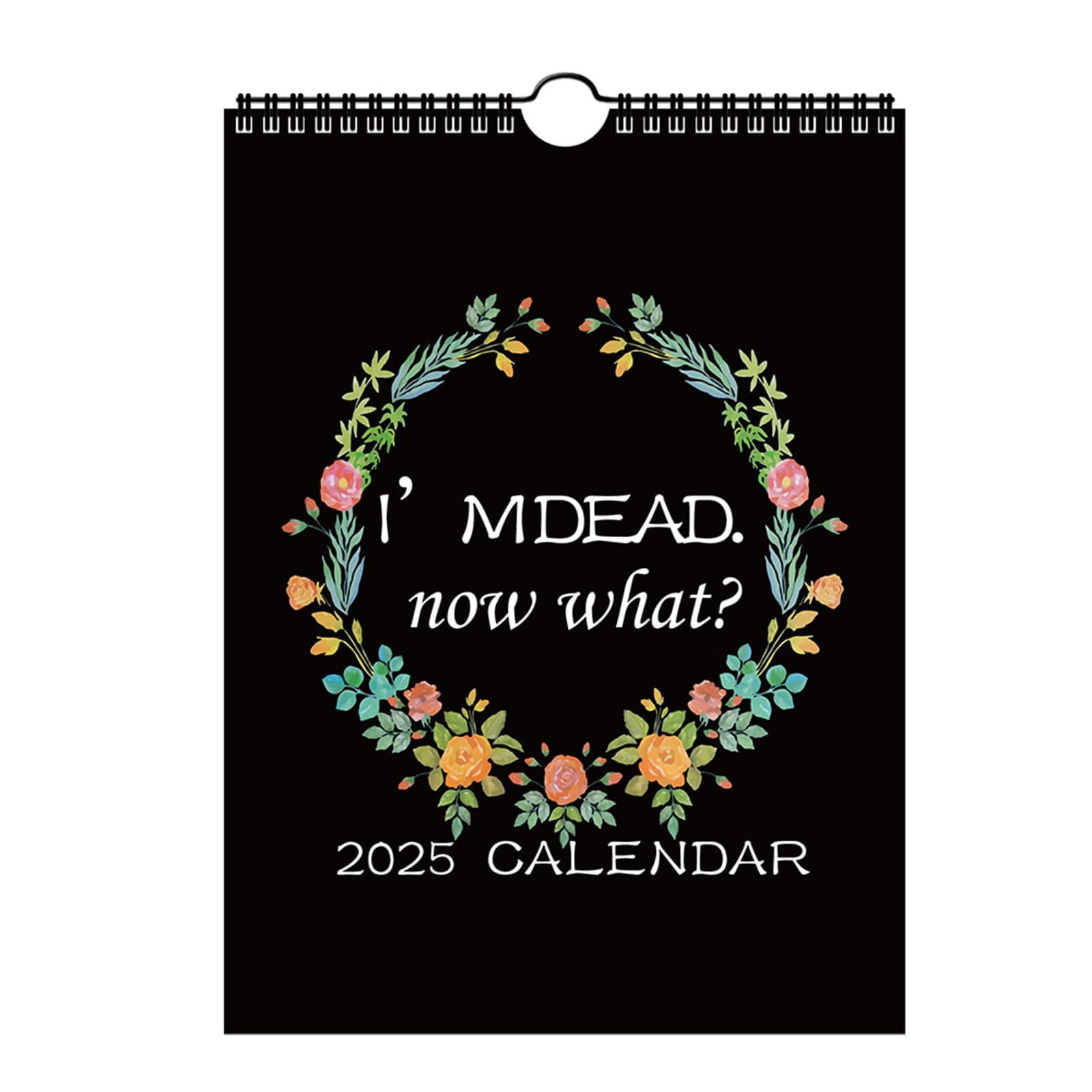 2pack LuClweCe Halloween Sale,Calendar,2025 Desk Calendar 12 Month