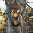 2pack LuClweCe Halloween Sale Hangs,2 In 1 Tree Faces & Bird Feeders