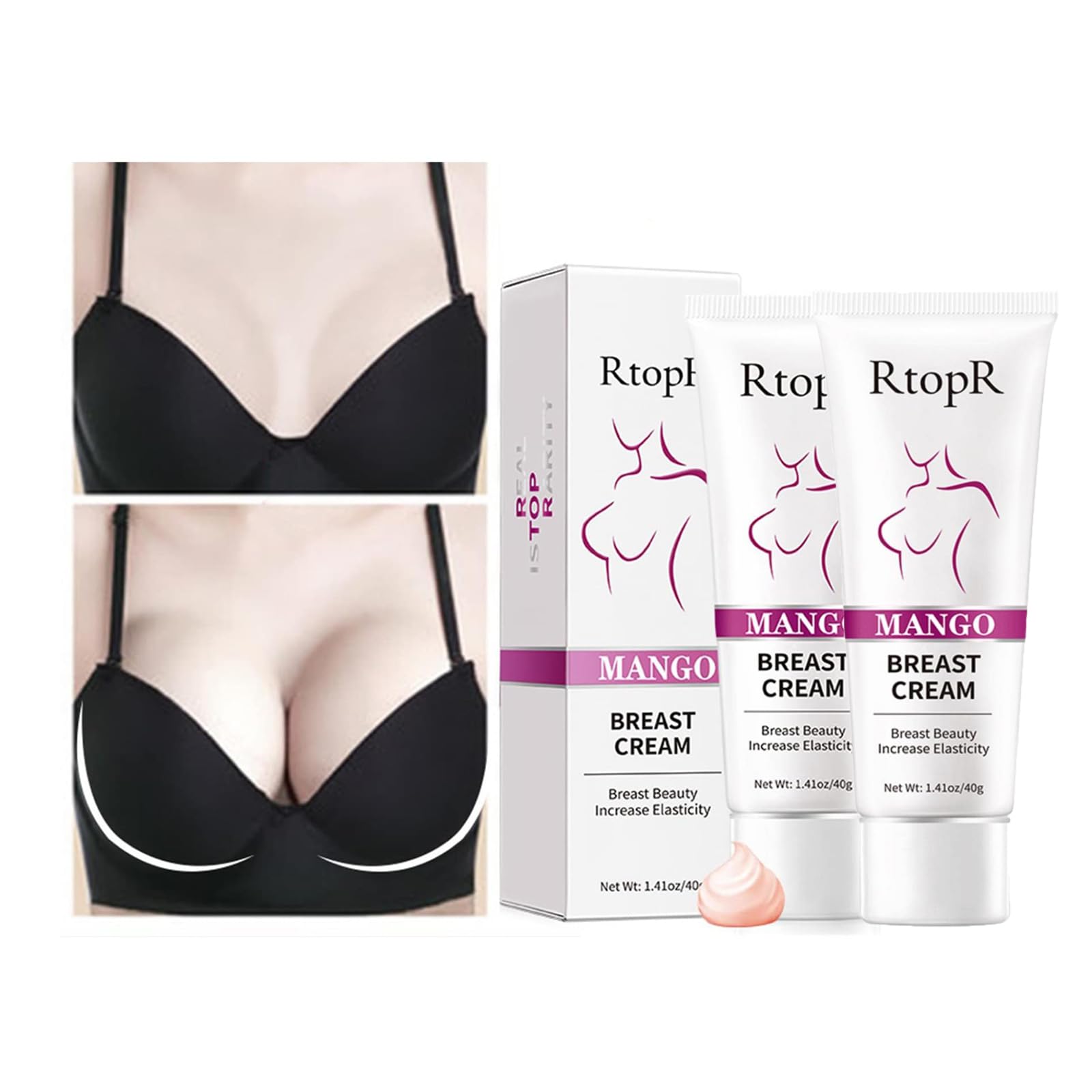 2pack Mango Breast Enhancement CI30 Cream Breasts Lift Up Massage Cream Enhancement Lifting Cream Skin Care Firming Lifting and Plumping Bigger