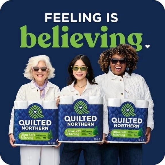 (2pack) Quilted Northern Ultra Soft & Strong 2-Ply Toilet Paper, 18 Mega Rolls, 255 Sheets Per Roll