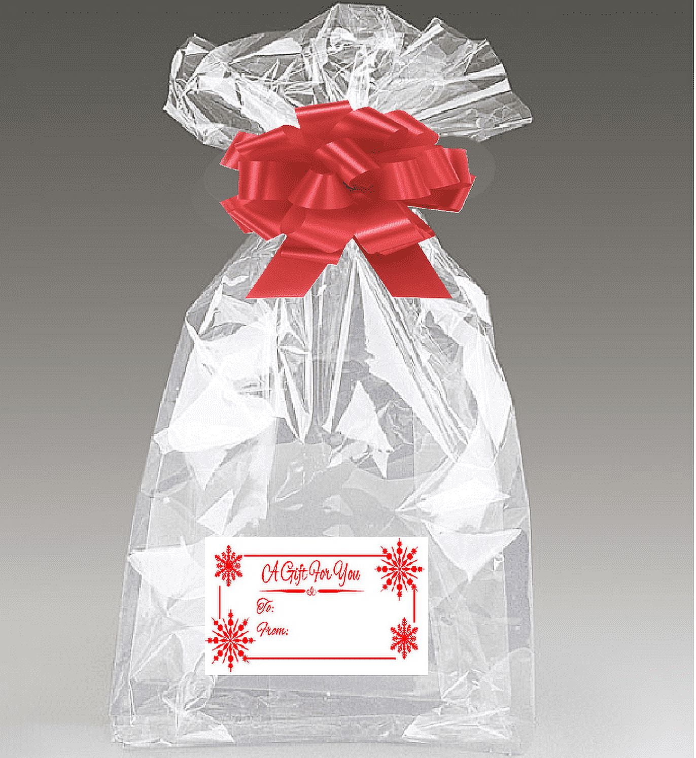 40Pcs Cellophane Bags 16X24 Cellophane Wrap for Gift Baskets Large