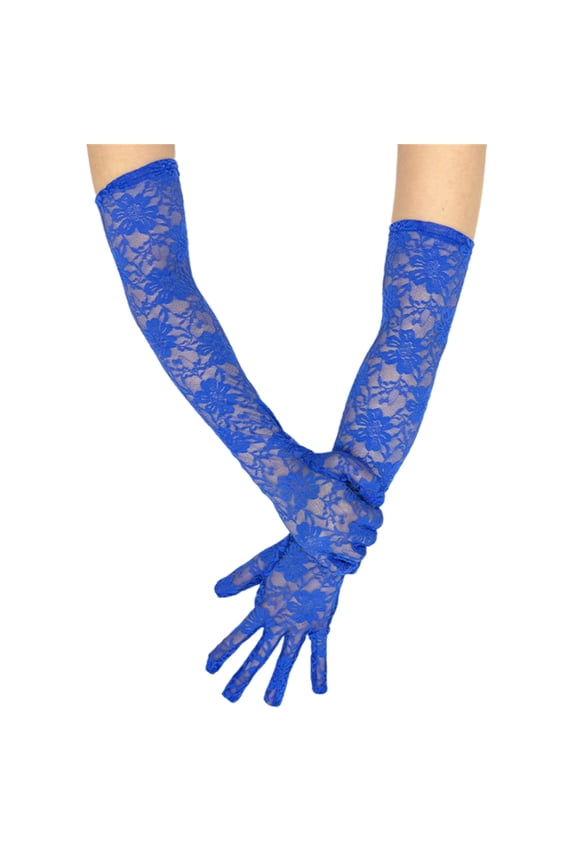 2pack Sophisticated Lace Evening Gloves Party Costume Gloves Fashionable Gloves for Evening Parties Weddings