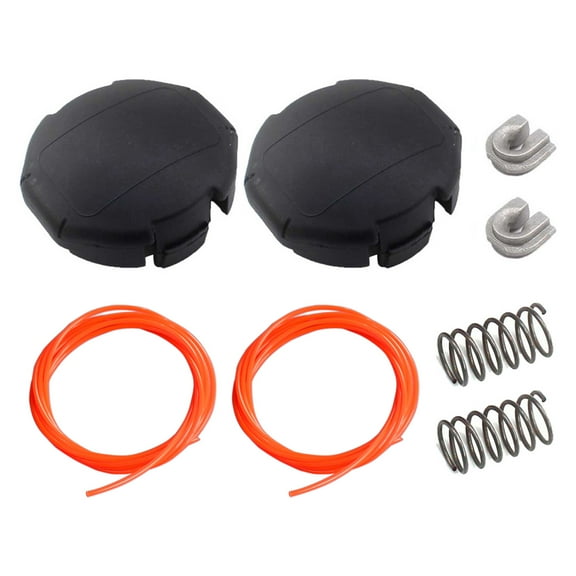 2pack Trimmer Head Cover Lid Cap Eyelet Spring Line Kit 90170Y For Shindaiwa Echo Speed Feed 400 X472000070 String Trimmer