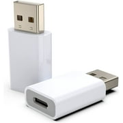 2pack USB C Female to USB Male Adapter, USB C to USB Adapter Compatible with Apple Mag-Safe Charger, Watch Series Ultra/8/7/se, iMac, MacBook Pro, MacBook, Laptops, PC, Computers and More