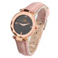 thumbnail image 1 of 2pack Woman Fashion Leather Band Women's Wrist Watches Analog Quartz Round Wrist Watches for Seniors Watch Watches, 1 of 1
